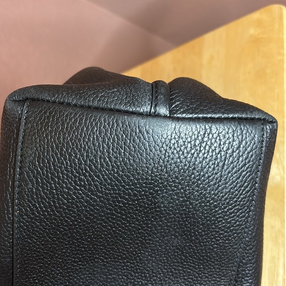 Tory Burch Black Tote with Gold Accents - Picture 8 of 10